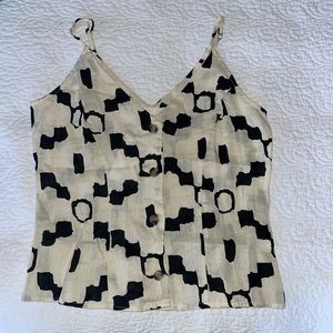 H&M Button Down Tank Top